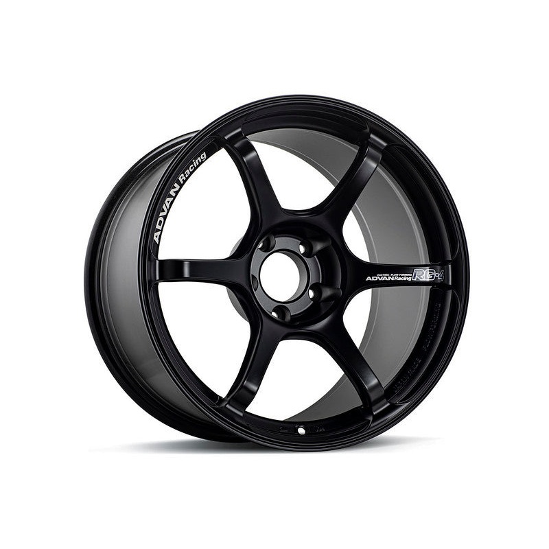 Advan RG-4 18×11 +15 5-114.3 Semi Gloss Black Wheel