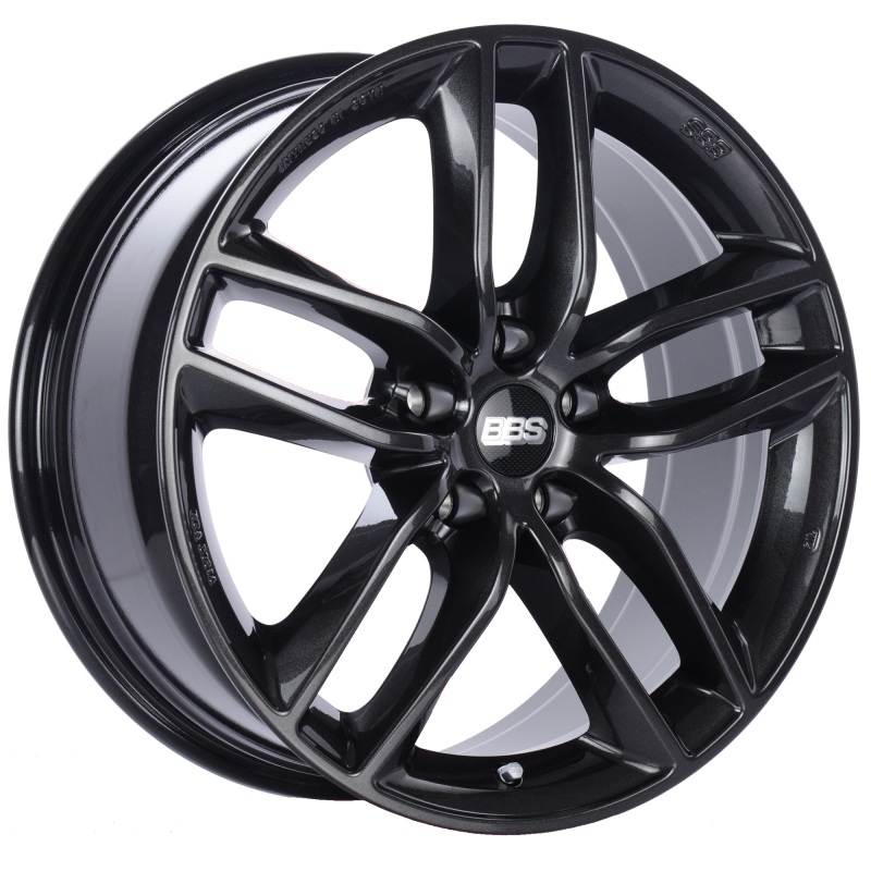 BBS SX 17×7.5 5×120 ET43 CB72.5 Crystal Black Wheel