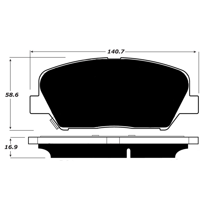 Porterfield Brake Pads for 2015 HYUNDAI GENESIS COUPE