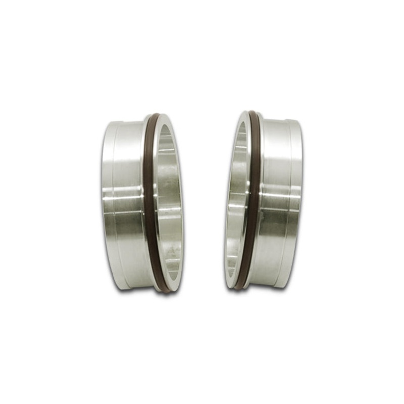 Vibrant Performance HD Clamp Stainless Weld Ferrules with O-Rings for 3.5″ O.D. Tubing