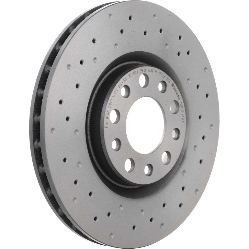 XTRA Drilled Front Disc Brake Rotor – 09.9363.2X