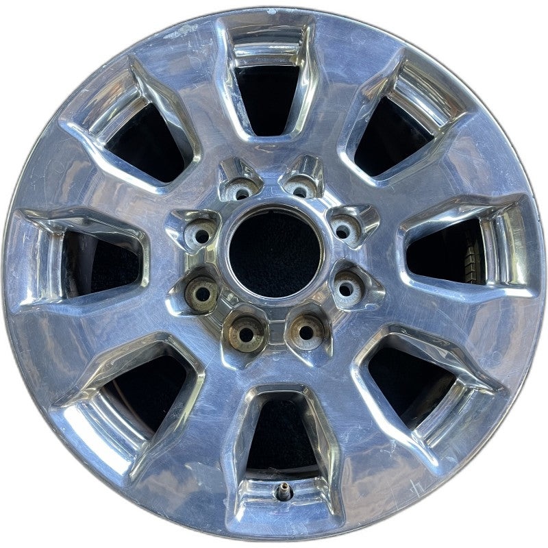 20″ FORD F250SD PICKUP 17 20×8 aluminum TPMS 8 spoke chrome 4″ center cap ID HC3C-1007-FA Original OEM Wheel Rim