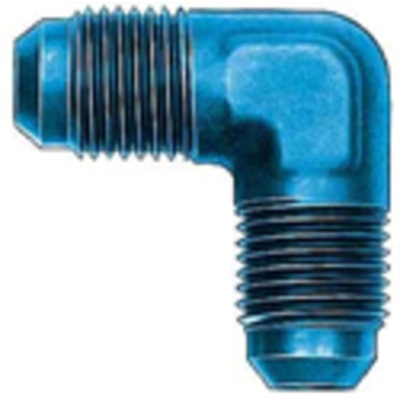 Bulkhead Union; -08AN Dash x -08AN Dash; 90 deg. Elbow