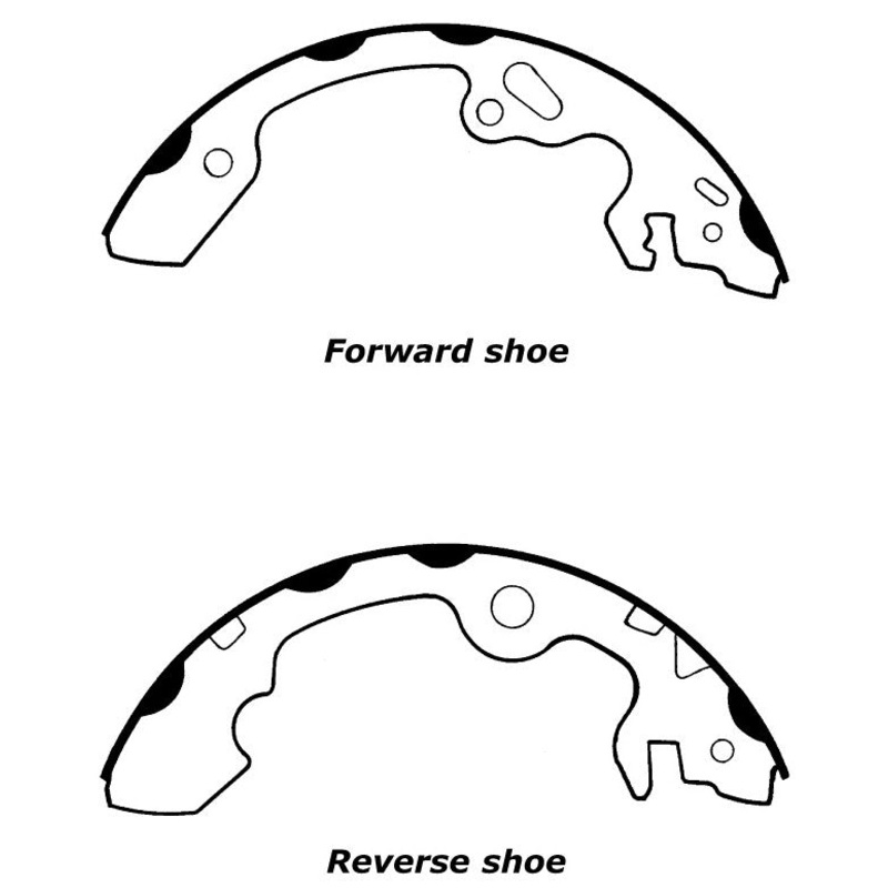 Porterfield Brake Shoes for 2008 FORD FOCUS