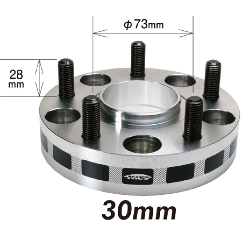 Project Kics 30mm Thick 12×1.50 60mm Hub 5-114.3 Wide Tread Spacers