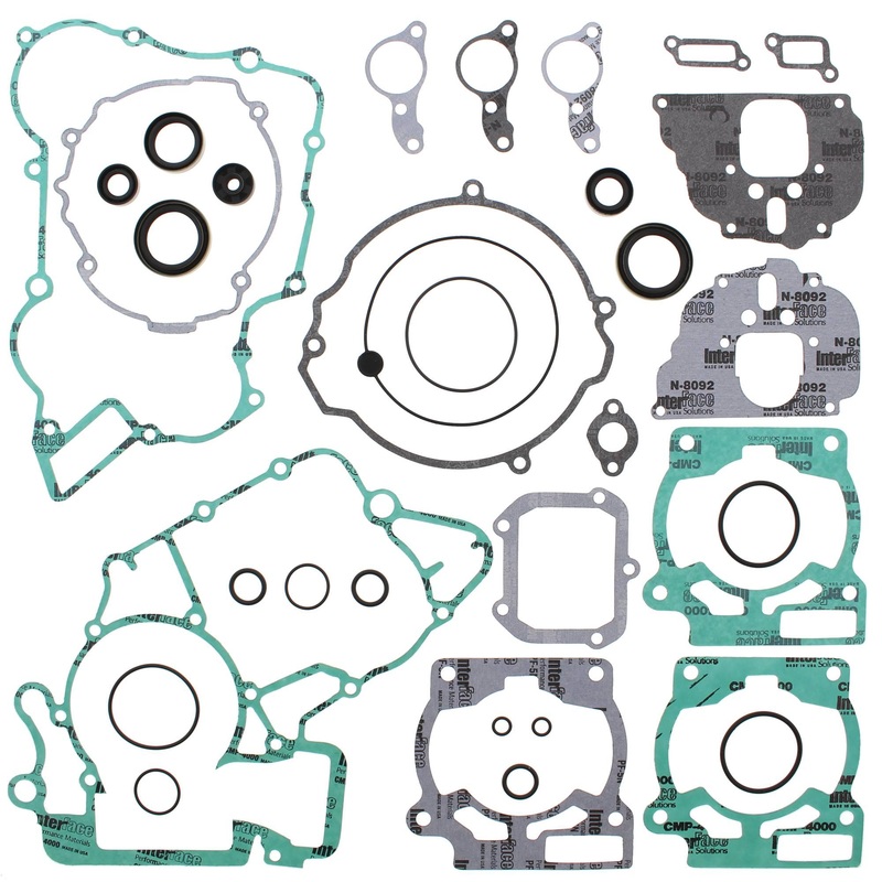 Vertex 811309 Gaskets 14-15 Husqvarna TC 125 Complete Gasket Kit w/ Oil Seals