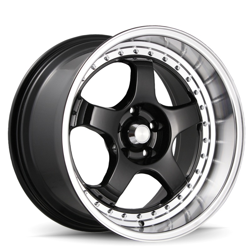 Konig SSM 18×9 5×114.3 ET50 Gloss Black w/ Machined Lip
