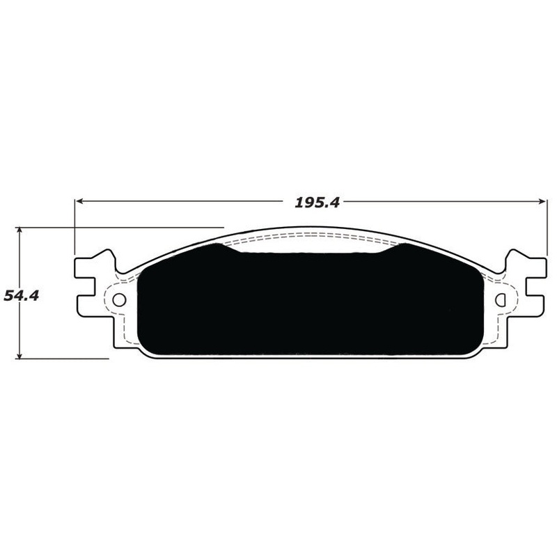 Porterfield Brake Pads for 2010 FORD FLEX