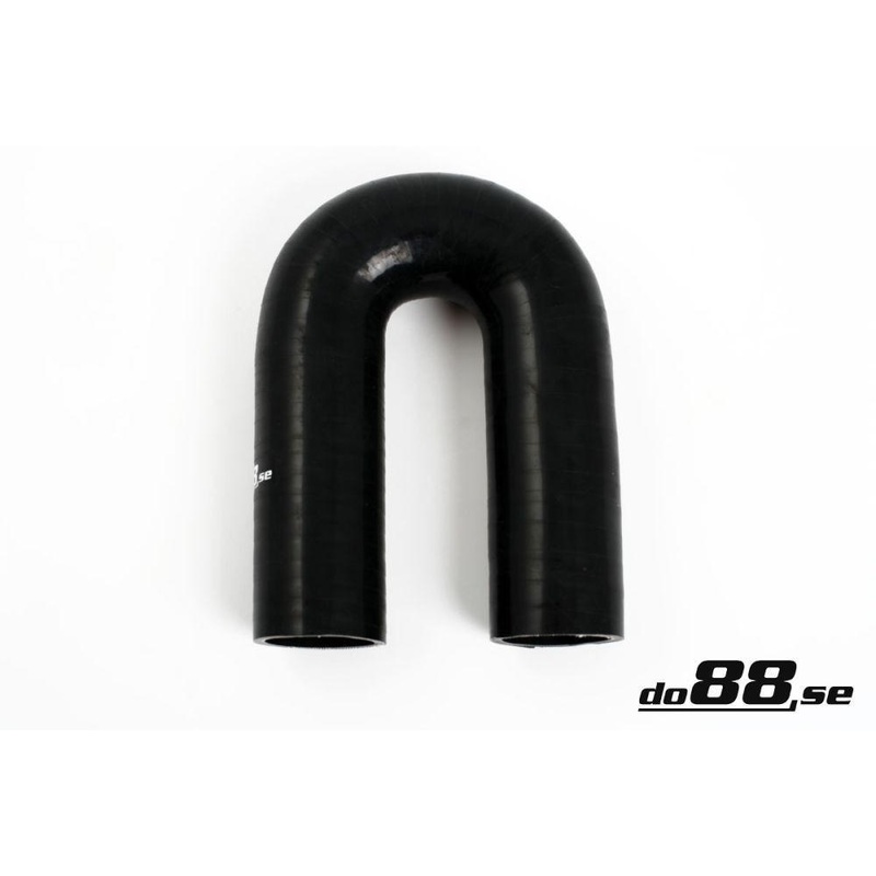 Silicone Hose Black 180 degree 2,25” (57mm)