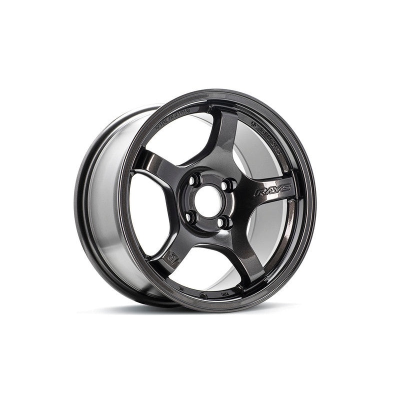 Gram Lights 57CR 15×8.0 +35 4-100 Super Dark Gunmetal Wheel