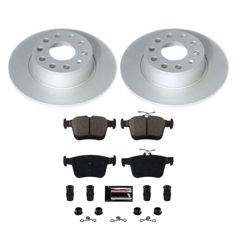 PowerStop Power Stop 2019 Volkswagen Jetta Rear Z17 Evolution Geomet Coated Brake Kit