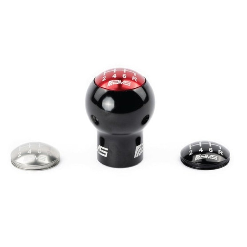 AMS Performance Billet Aluminum Shift Knob w/ Interchangeable Cap 6 Speed Models | AMS.50.06.0002-1