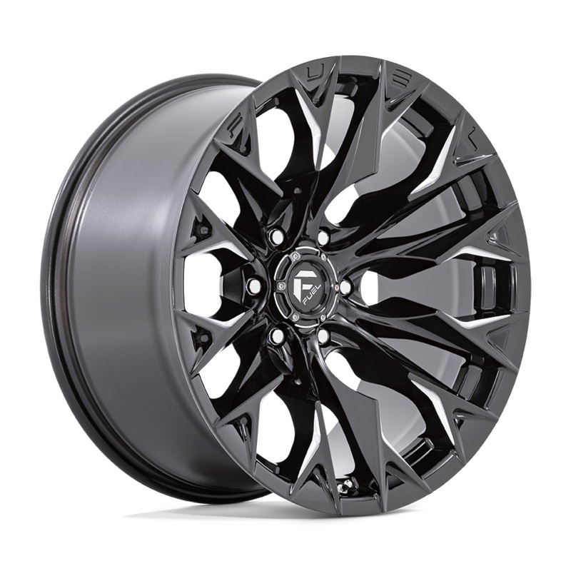 Fuel Wheels D803 Flame 20″ 8×170 Gloss Black Milled