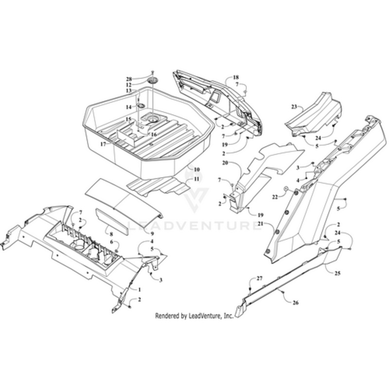 Intake Panel – Phantom Gray by Arctic Cat