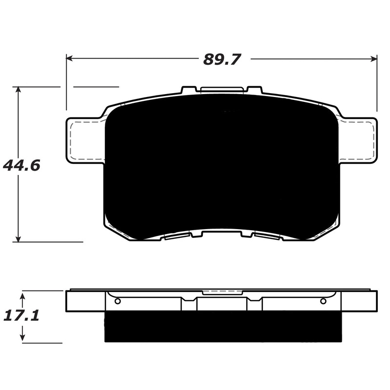 Porterfield Brake Pads for 2011 HONDA ACCORD COUPE EX