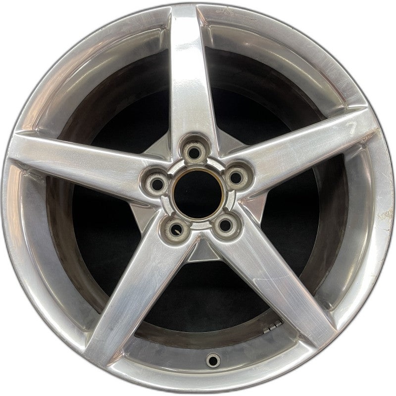 19″ CORVETTE 05-07 19×10 rear 5 spoke polished opt QG7 Original OEM Wheel Rim