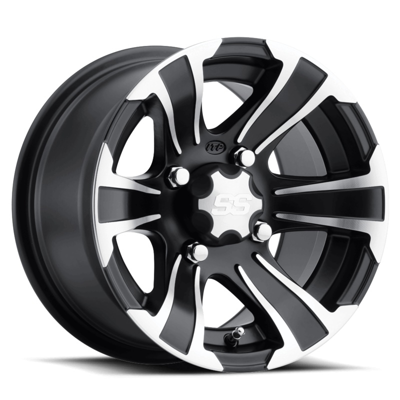SS Alloy SS312 14×8 Black w/ Machined Wheel by ITP