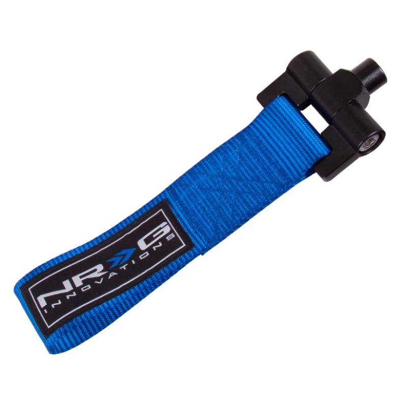 NRG Bolt-In Tow Strap Blue – Mazda 3 / Mazdaspeed 3 04-07 (5000lb. Limit)
