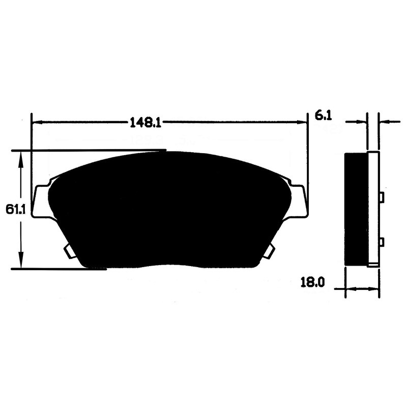 Porterfield Brake Pads for 2013 BUICK Encore