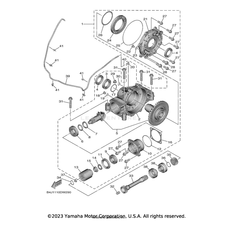Washer, Thrust (1.5T) by Yamaha