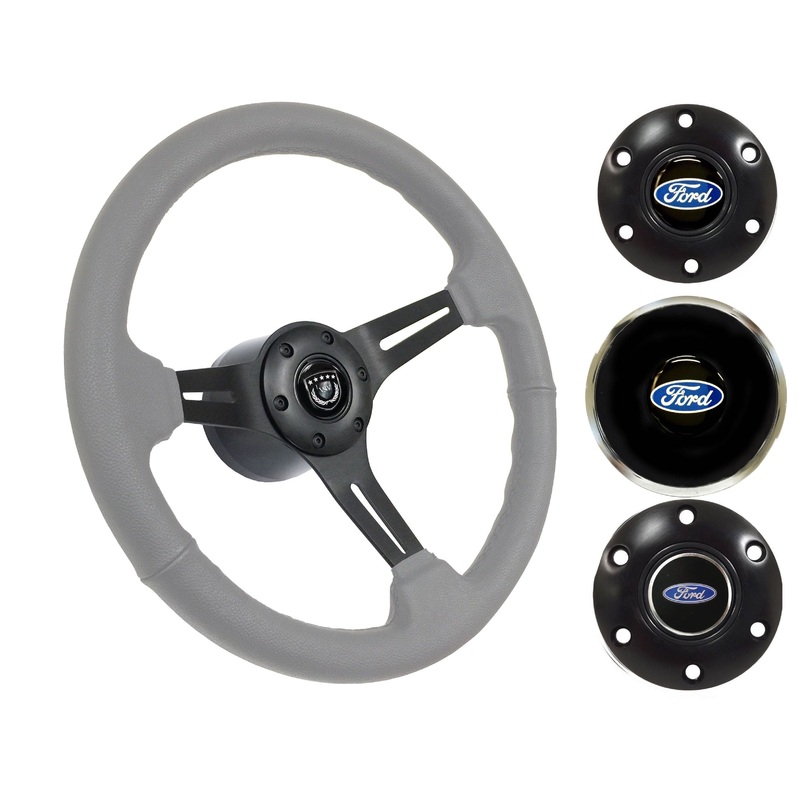 1970-79 Ford Ranchero Steering Wheel Kit | Grey Leather | ST3060GRY
