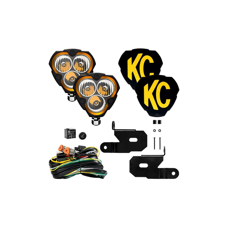KC HiLites KC Hilites Flex Era Light Cover – Black / Each (KC5318)