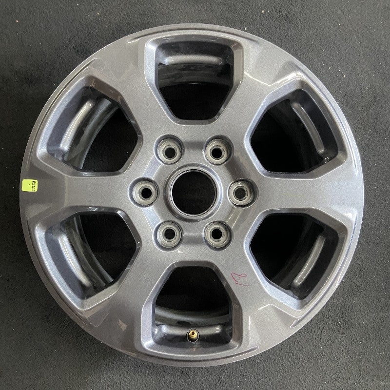 17″ BRONCO 21-24 17×7.5 aluminum 6 spoke gray carbized Original OEM Wheel Rim