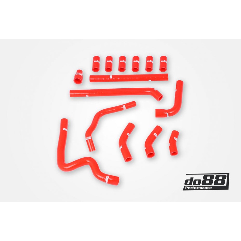 Audi RS6 C5 2002-2004 Crankcase vent hoses Red