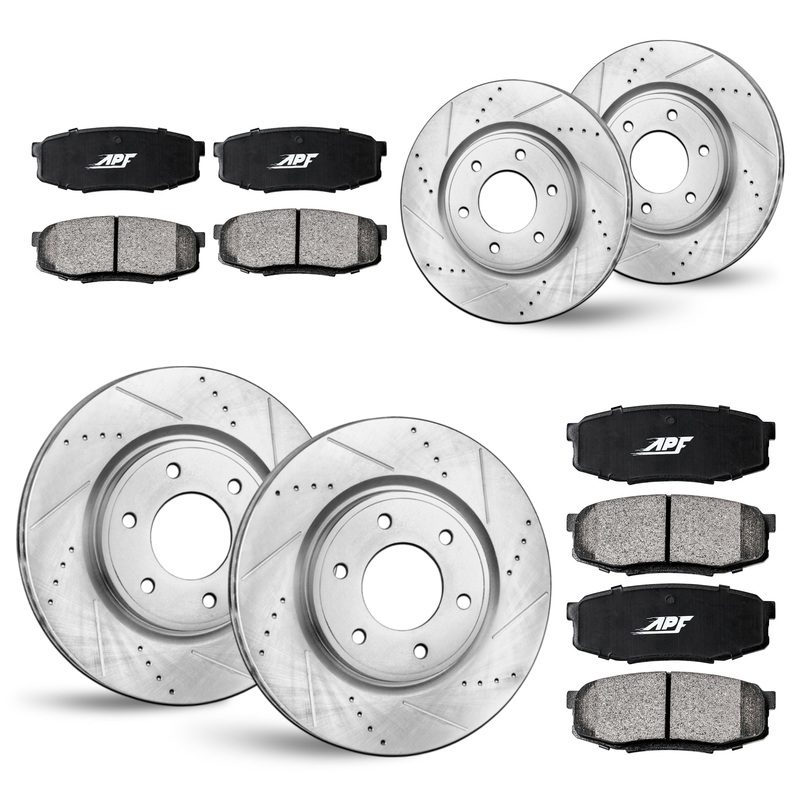 APF Full Brake Kit Rotors and Pads for Saab 9-4X 2011-2011