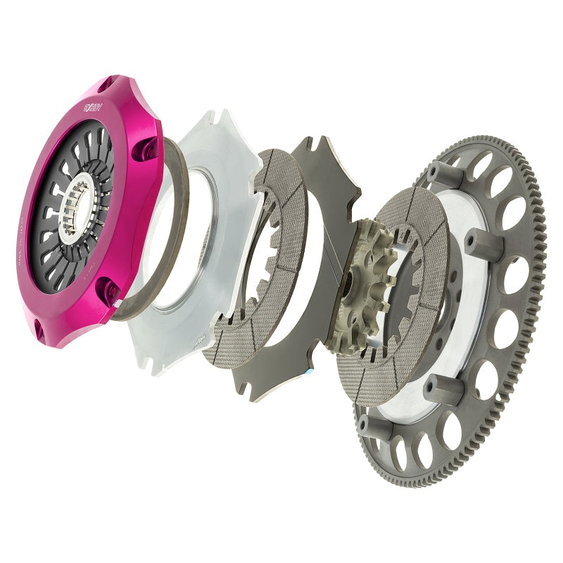 Exedy 2005-2005 Saab 9-2X Aero H4 Hyper Twin Carbon-R Clutch Rigid Disc Pull Type Cover