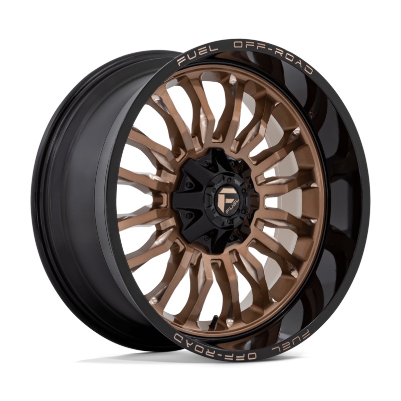 Fuel Wheels D797 ARC 22″ 6×135/6×139.7 Platinum Bronze With Black Lip