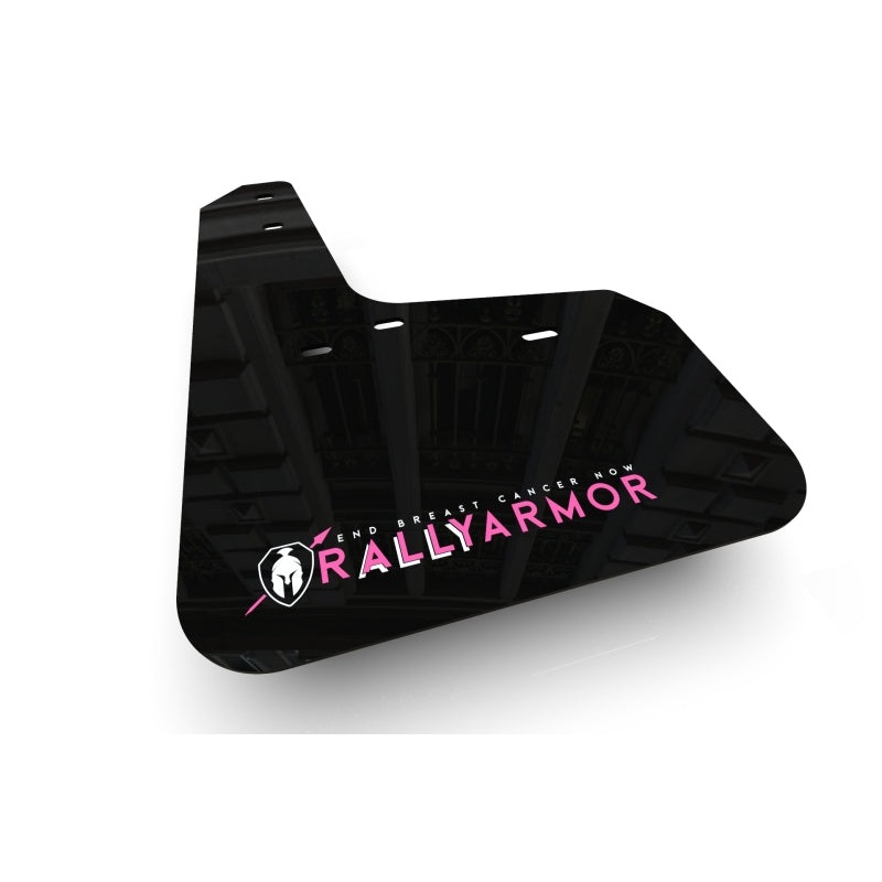 Rally Armor 2005-09 Subaru Legacy Black Mud Flap BCE Pink Logo