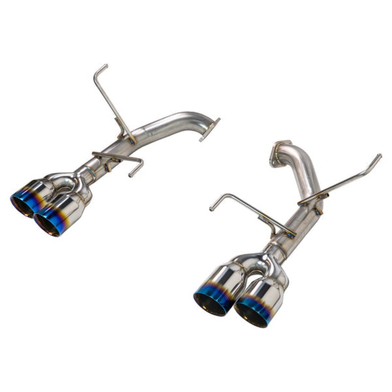 Remark [22-25 WRX] 3.5in Axleback Exhaust w/ Burnt Stainless Double Wall Tip | RO-TTVB-D