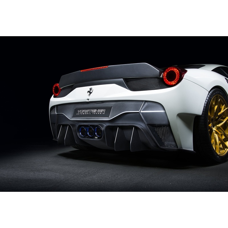 Vorsteiner Ferrari 488 Italia Aero Decklid Spoiler Carbon Fiber PP 1×1 Glossy