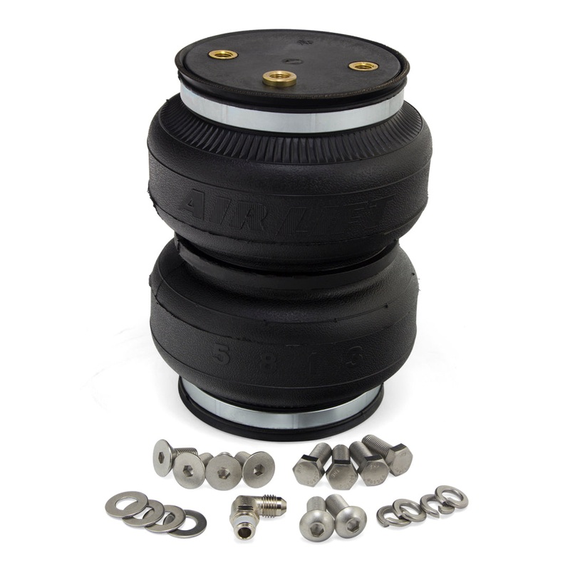 Air Lift Replacement Air Springs – Loadlifter 5000 Ultimate Plus Bellows Type w/ Int Jounce Bumper