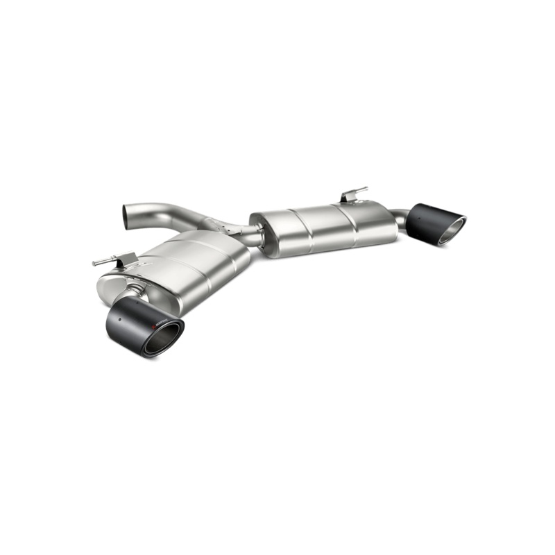 Akrapovic 2017+ Volkswgen Golf GTI (MK7) Slip-On Line (Titanium) w/ Carbon Fiber Tips