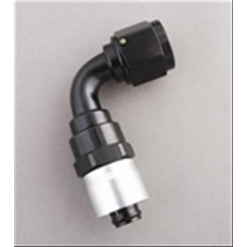 Fragola -12AN Male Rad. Fitting x 90 Degree Sport Crimp Hose End