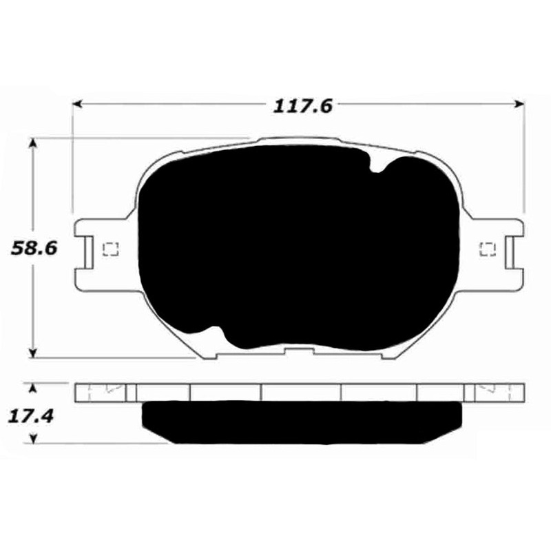 Porterfield Brake Pads for 2009 SCION tC