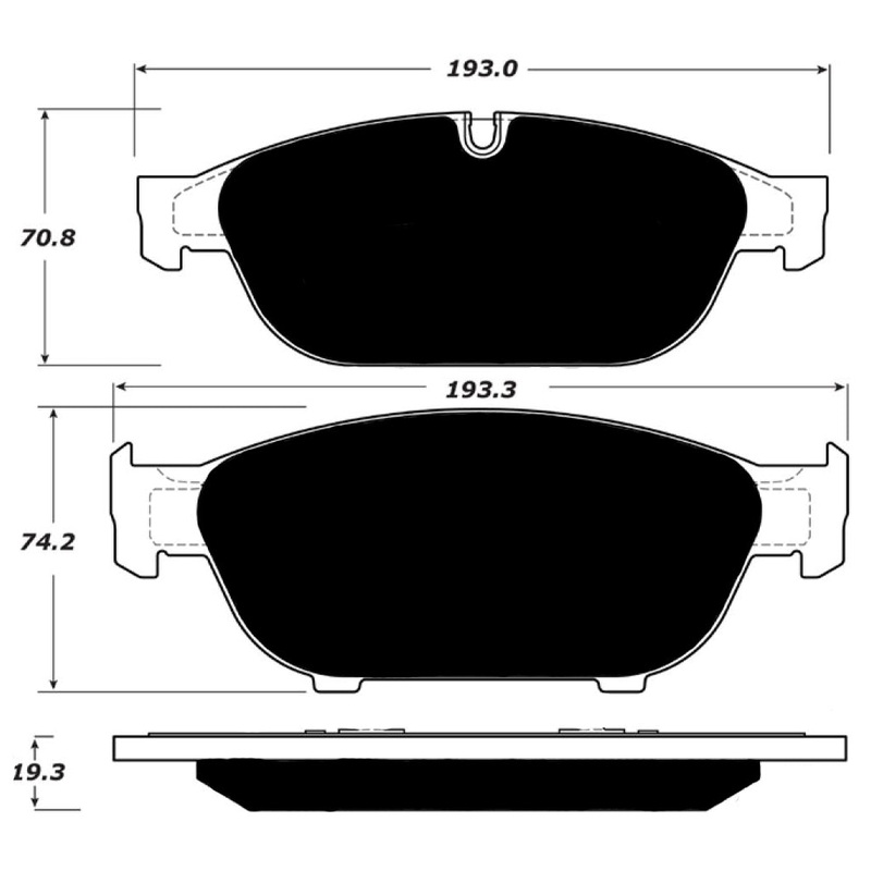 Porterfield Brake Pads for 2014 AUDI A8/A8 Quattro 3.0