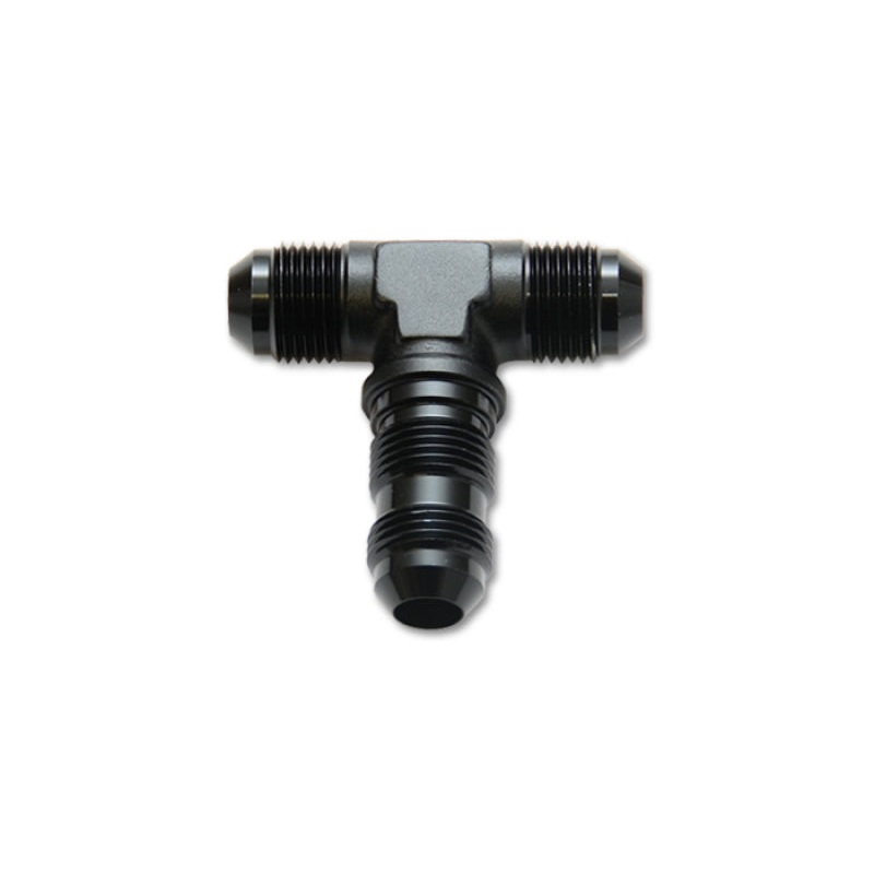 Vibrant -4AN Bulkhead Adapter Tee Fitting – Anodized Black Only