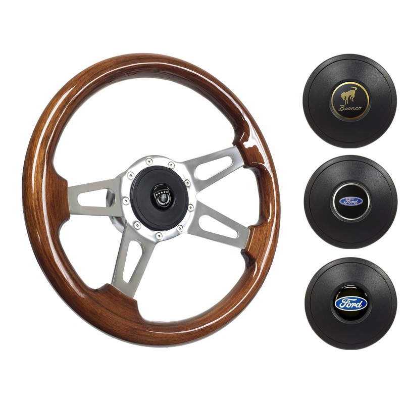 1978-91 Ford Bronco Steering Wheel Kit | Walnut Wood | ST3080