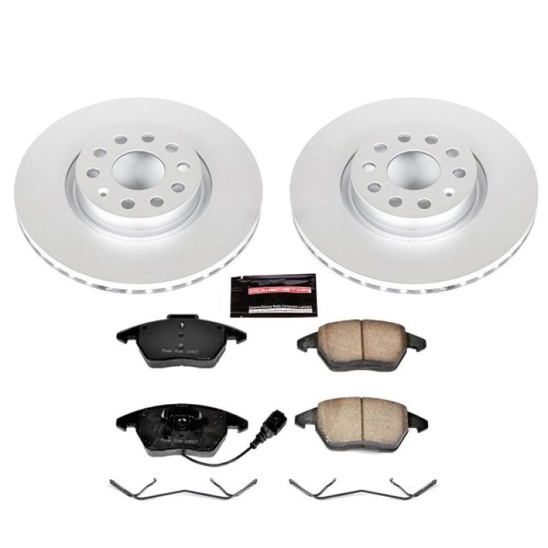 PowerStop Power Stop 06-13 Audi A3 Front Z23 Evolution Sport Coated Brake Kit