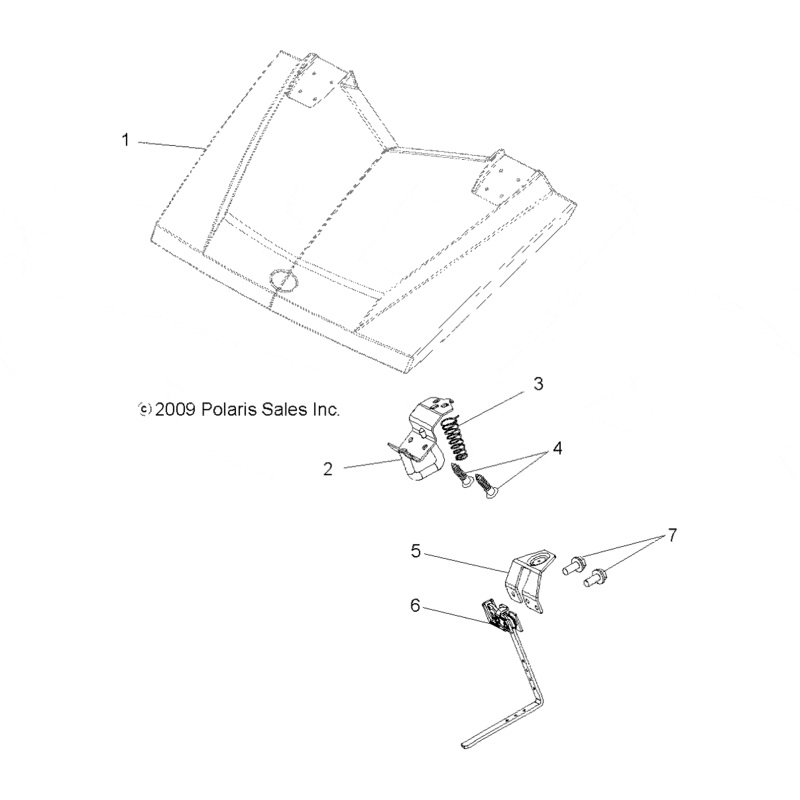 Spring-Hood Latch by Polaris