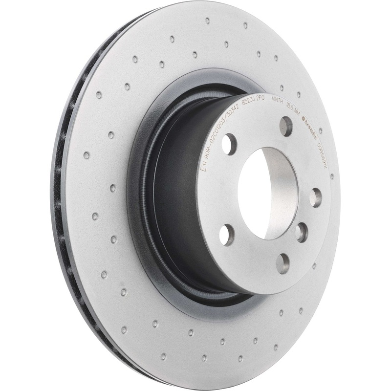 XTRA Drilled Rear Disc Brake Rotor – 09.B569.1X