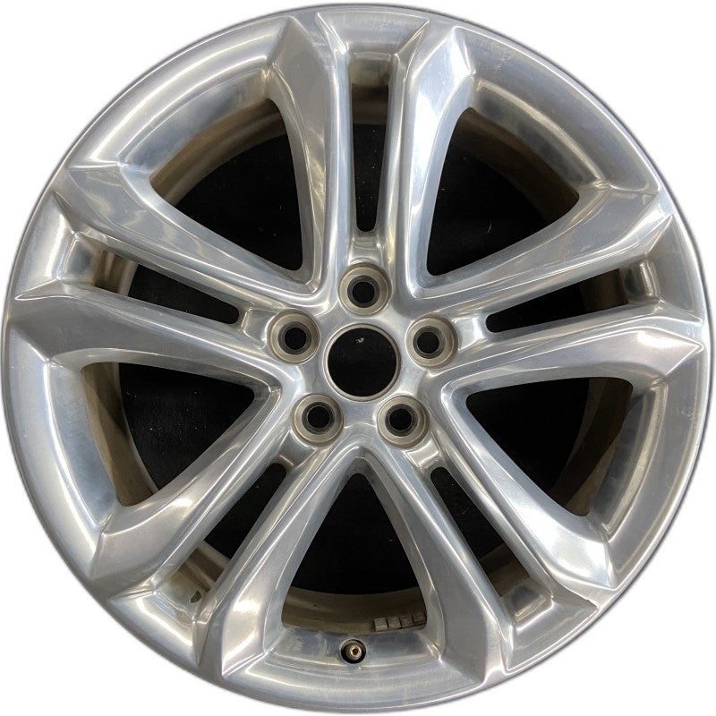 18″ EDGE 15-18 18×8 aluminum TPMS 10 spoke 5 split spoke polished Original OEM Wheel Rim