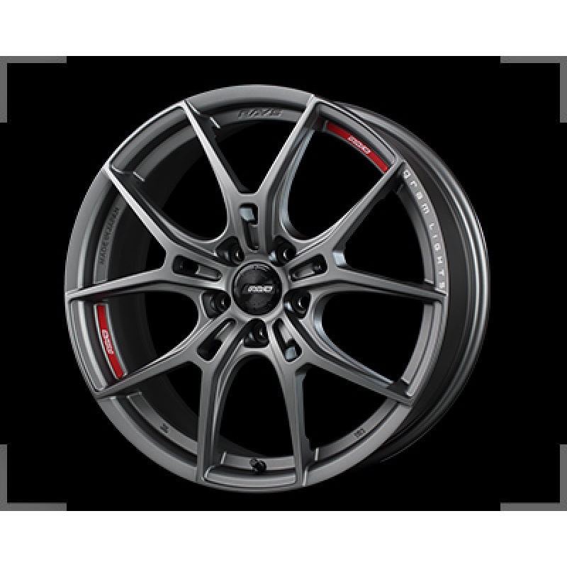 Gram Lights 57FXZ Overseas 19×8.5 +45 5-112 Matte Graphite w/Machining Wheel