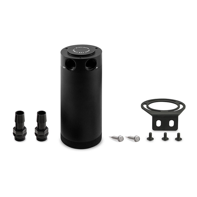 Mishimoto 2-Port Universal XL Baffled Catch Can – Black