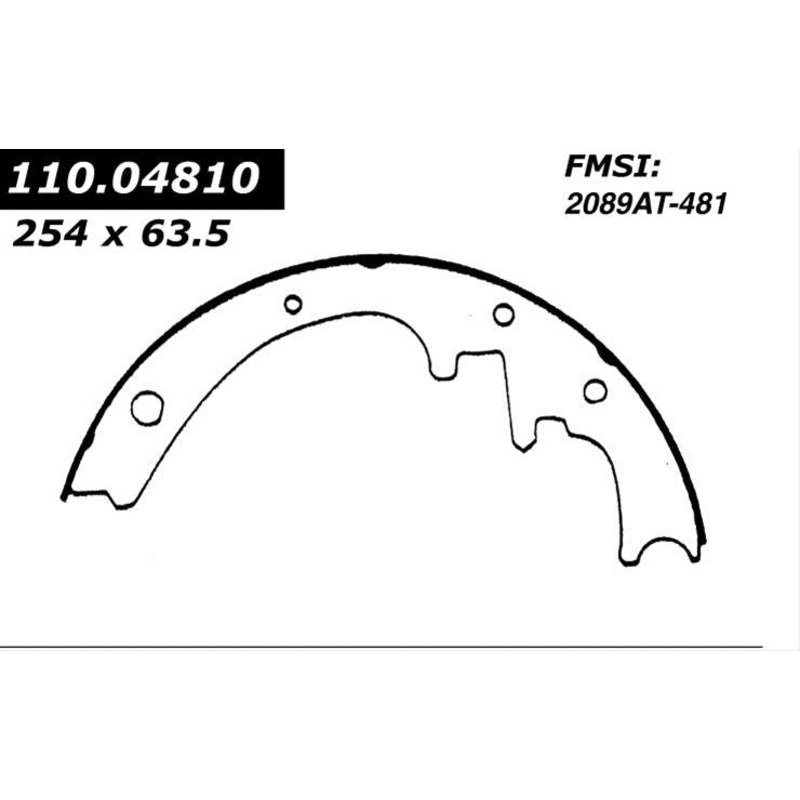 Porterfield Brake Shoes for 1980 LINCOLN CONTINENTAL