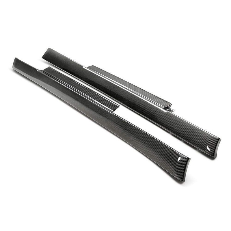 Seibon OEM-Style Carbon Fiber Side Skirts | 2009-2016 Nissan GT-R R35 (SS0910NSGTR-OE)