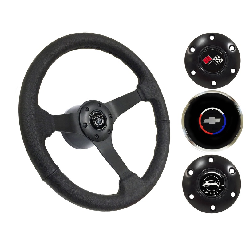 1969-85 Impala Steering Wheel Kit | Black Leather | ST3160BLK